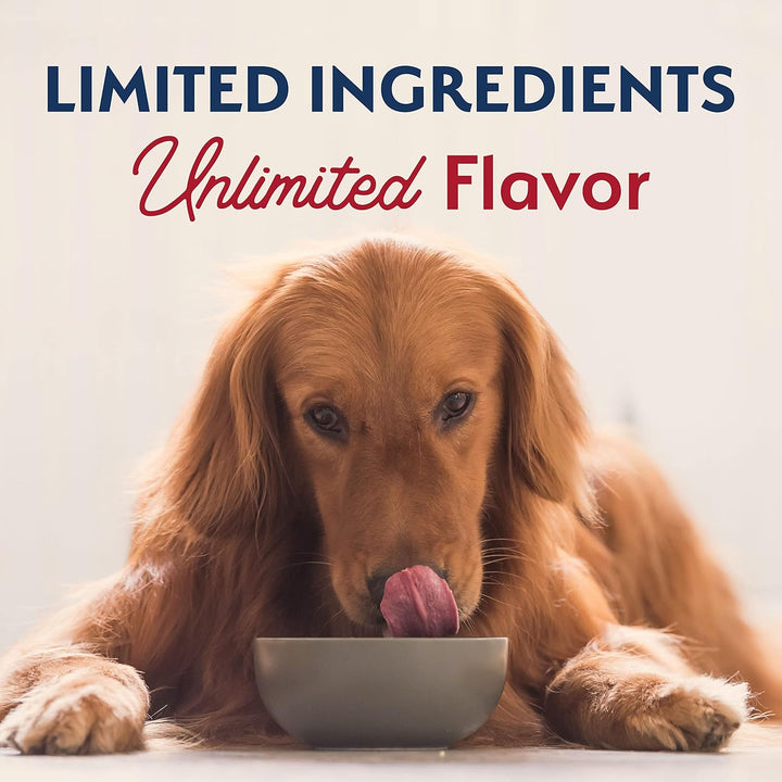 Premium Grain-Free Dry Dog Food with Sweet Potato & Bision - Limited Ingredient Formula, 4 lb Pack