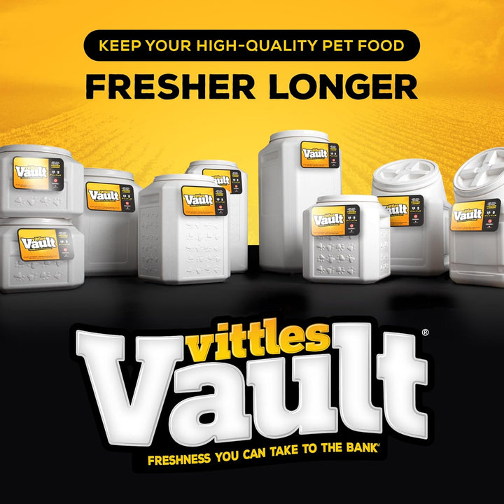 Vittles Vault Pet Food Storage Container - Airtight & Durable, Holds Up to 80 lbs, Perfect for Dogs & Cats, Made in the USA - [14"L X 28"H]