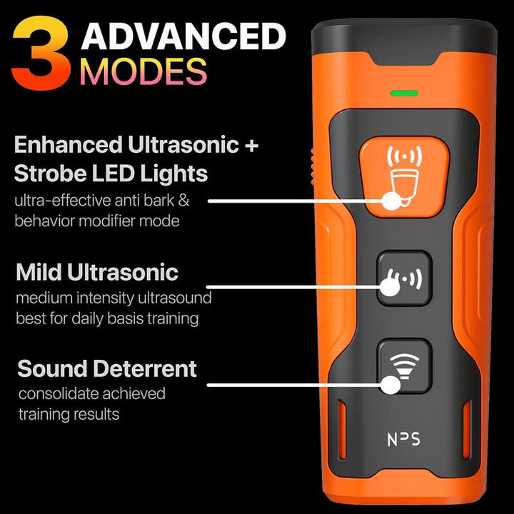 Ultimate Dog Bark Deterrent - Ultrasonic Device for Easy Behavior Correction - No Yelling or Swatting Needed!