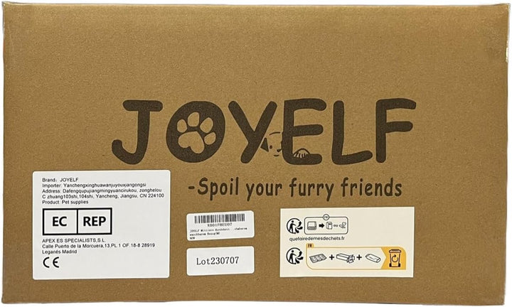 Deluxe Orthopedic Memory Foam Dog Bed with Removable Washable Cover & Free Squeaker Toy