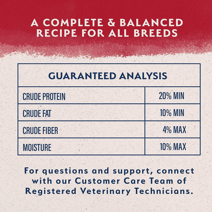 Premium Grain-Free Dry Dog Food with Sweet Potato & Bision - Limited Ingredient Formula, 4 lb Pack